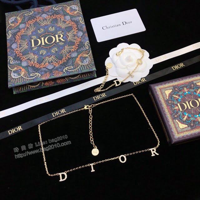 Dior飾品 迪奧經典火爆款字母項鏈  zgd1385